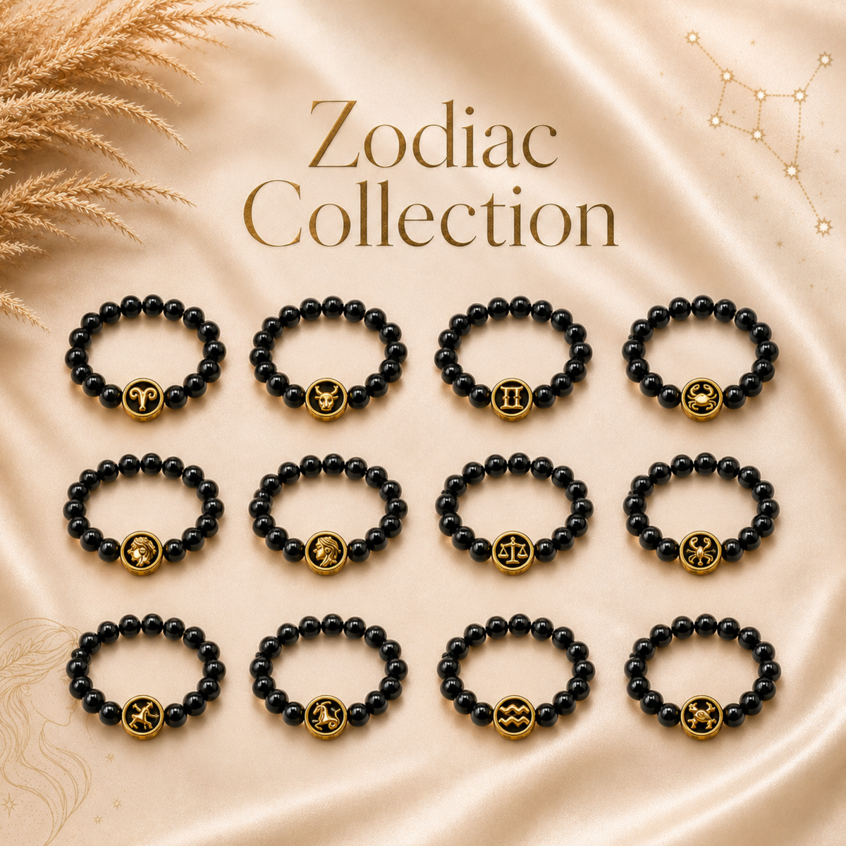 Totale dei bracciali della Collezione Zodiaco di Gemmopoli