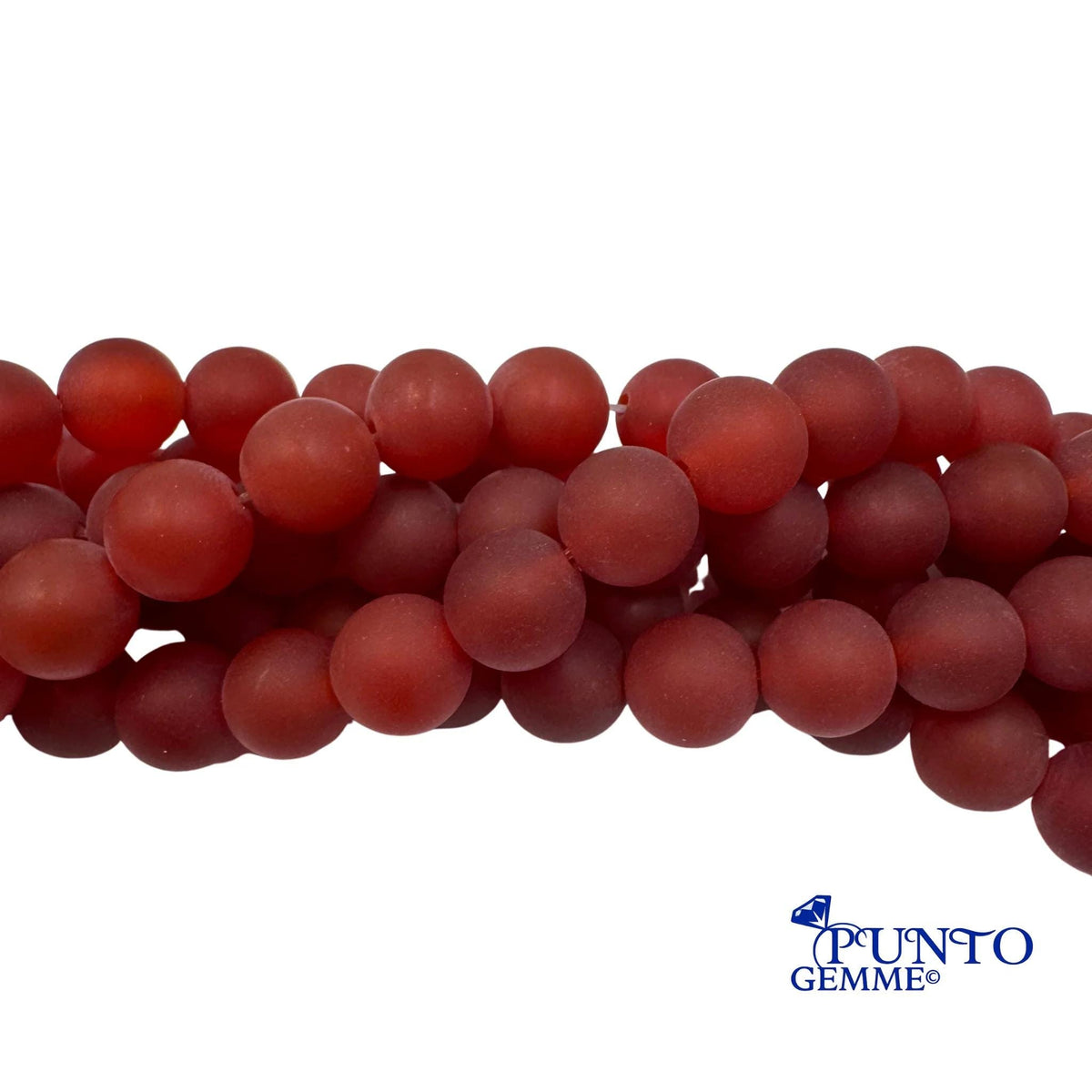 PE0603 Filo Agata Rossa Opaca Naturale Matte 4 6 8 10 12 mm - PE0603 - foto 10