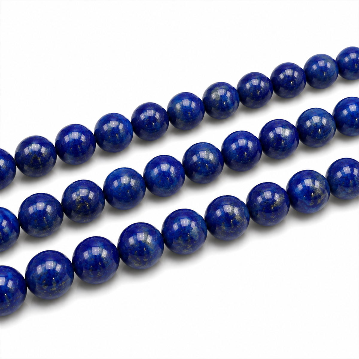 Filo Lapislazzuli Afghanistan Naturale 8 mm Punto Gemme