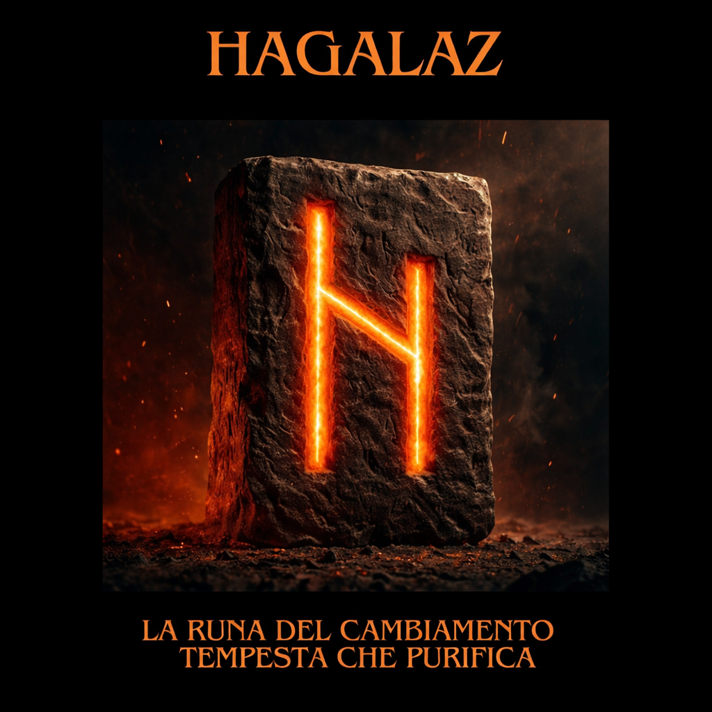 Simbolo norreno runa hagalaz