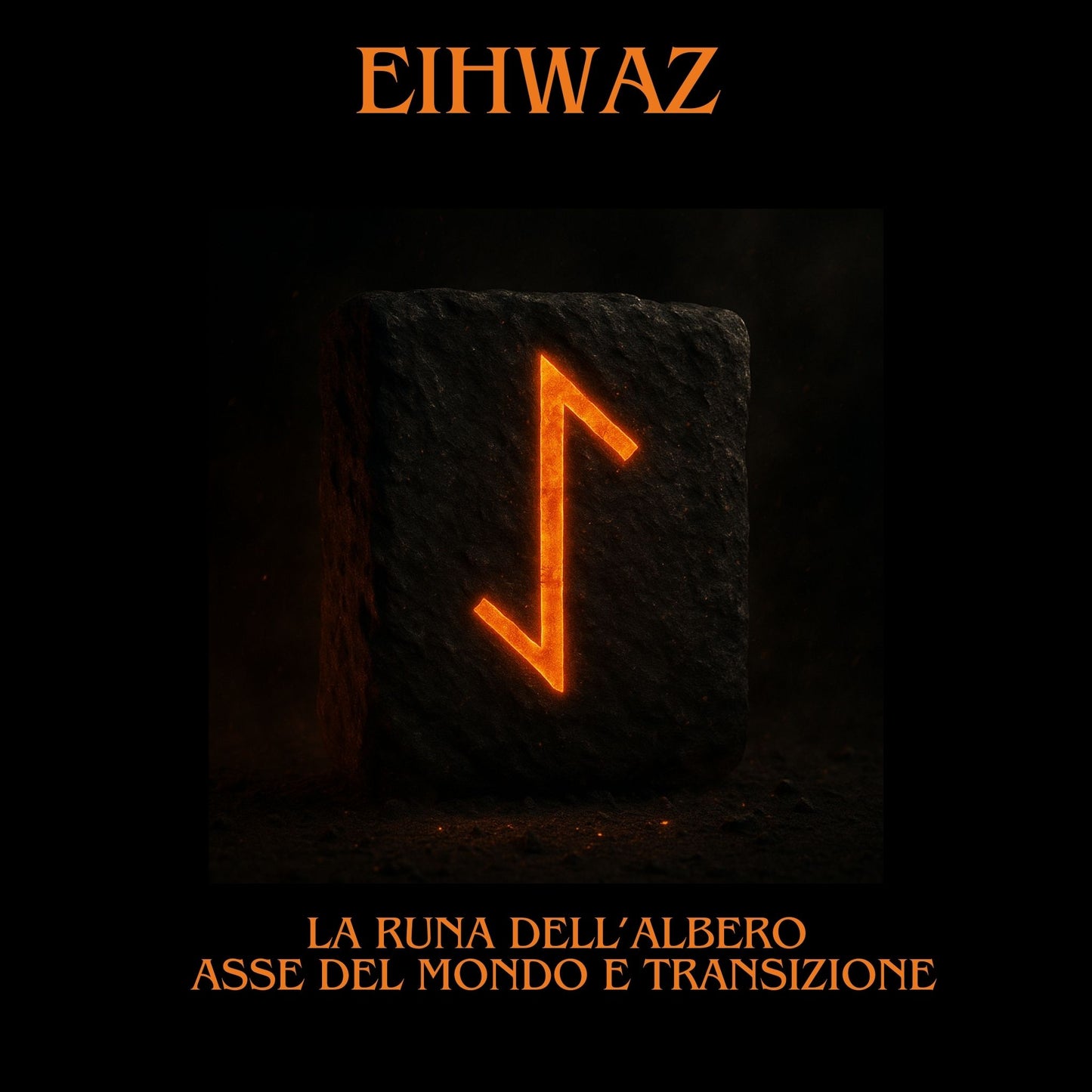 Runa norrena Eihwaz simbolo