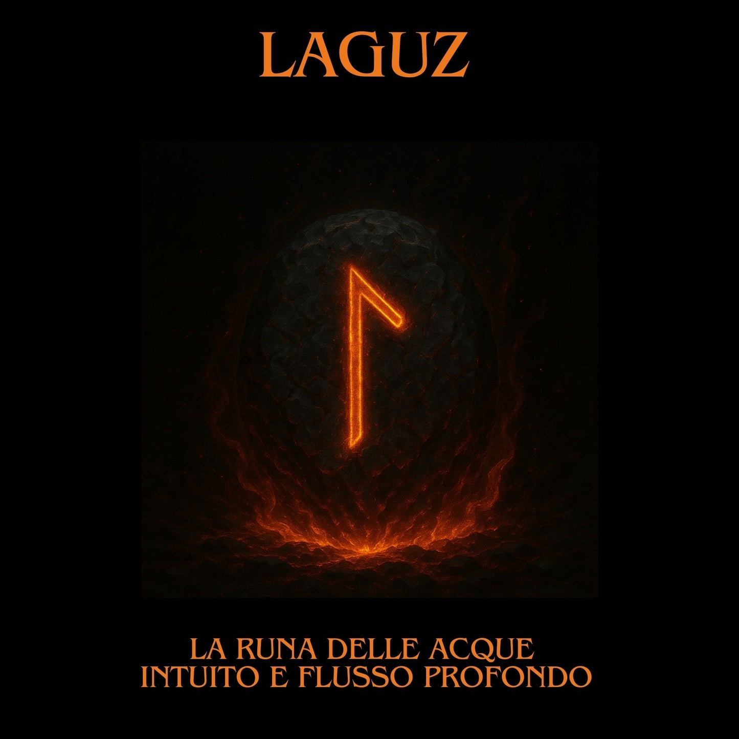 Simbolo runa norrena laguz