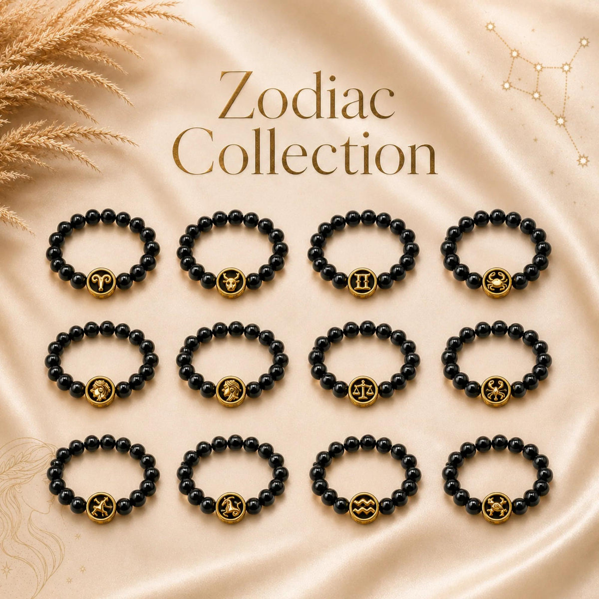 Bracciale Tormalina Nera Certificata 10 mm Oro Zodiaco Toro PE8030 - PE8030 - foto 6