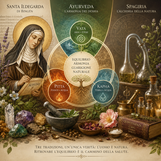 Olistica: il dialogo invisibile tra Santa Ildegarda, Ayurveda e Spagiria