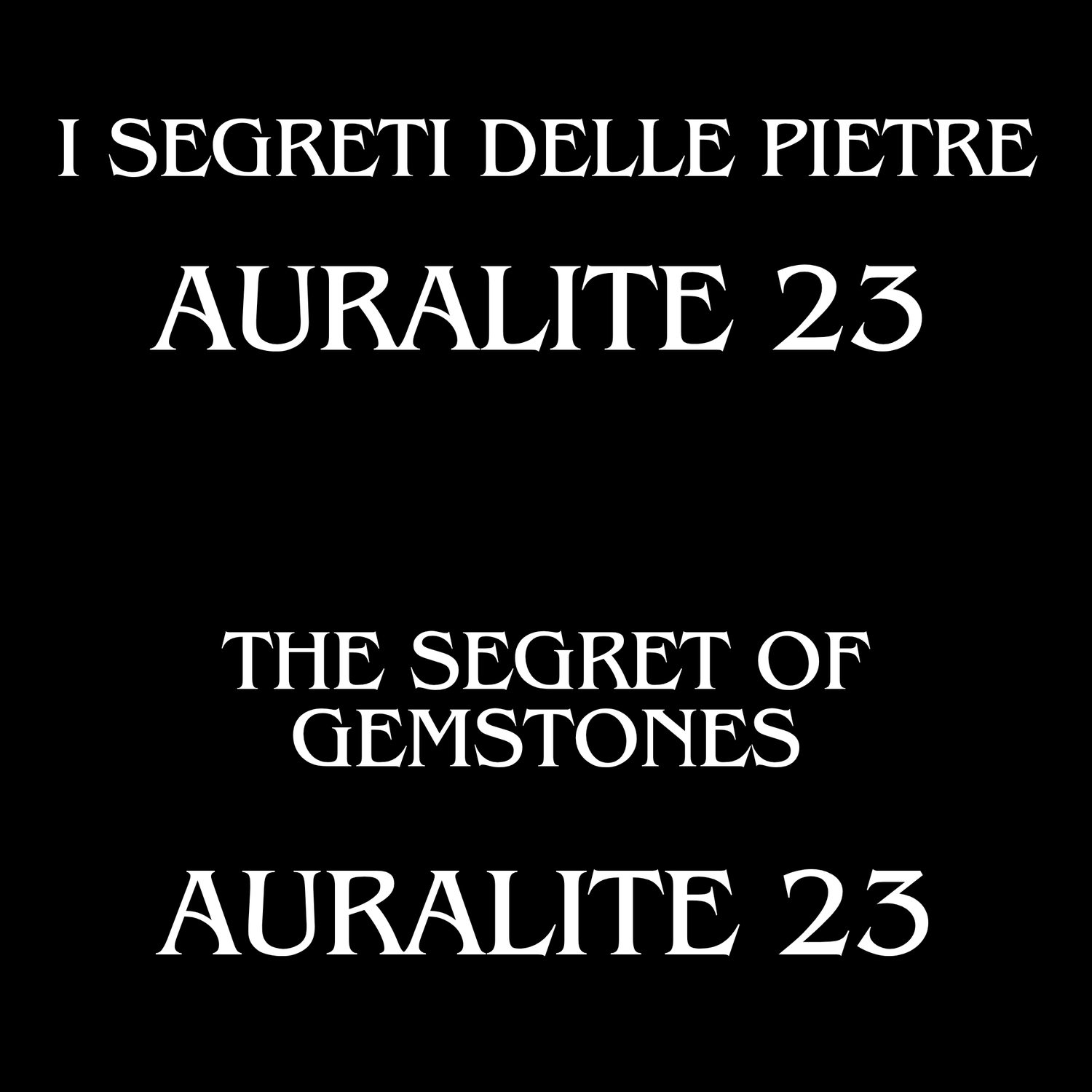 The Initiatic Library of Stones - aurilite 23