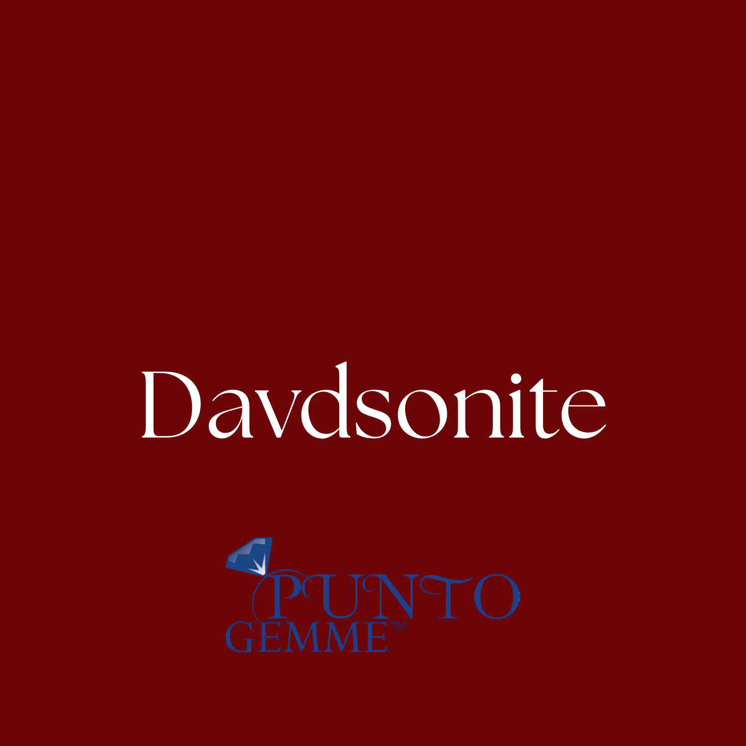 Punto Gemme Pietre dure - Davidsonite