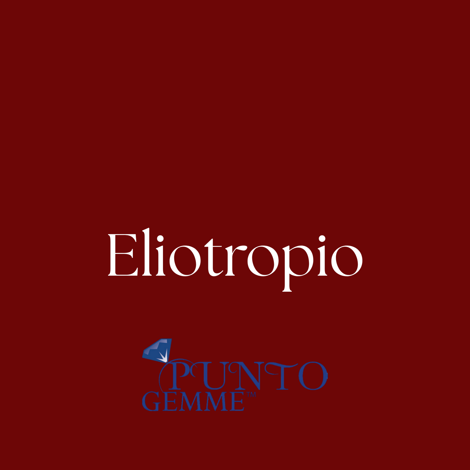 Punto Gemme Pietre dure – Eliotropio