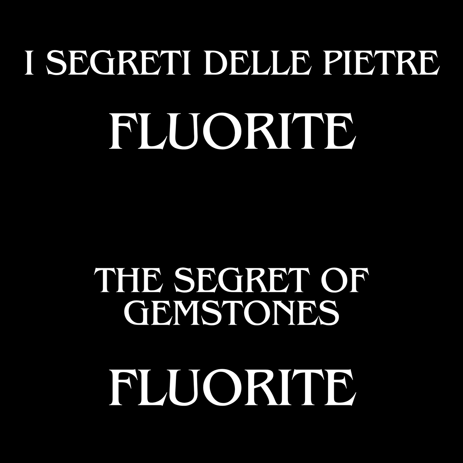 The Initiatic Library of Stones - Fluorite