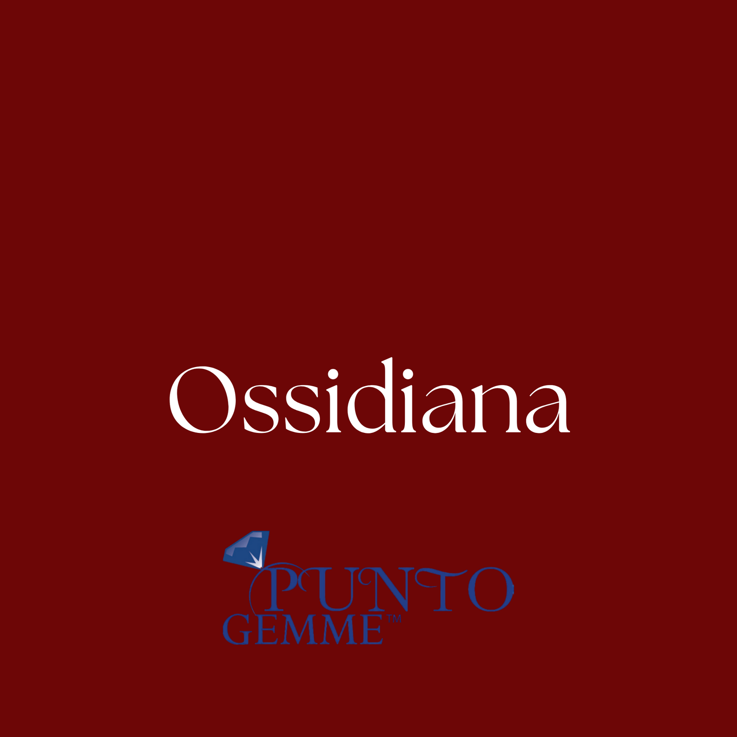 Punto Gemme Pietre dure – Ossidiana 