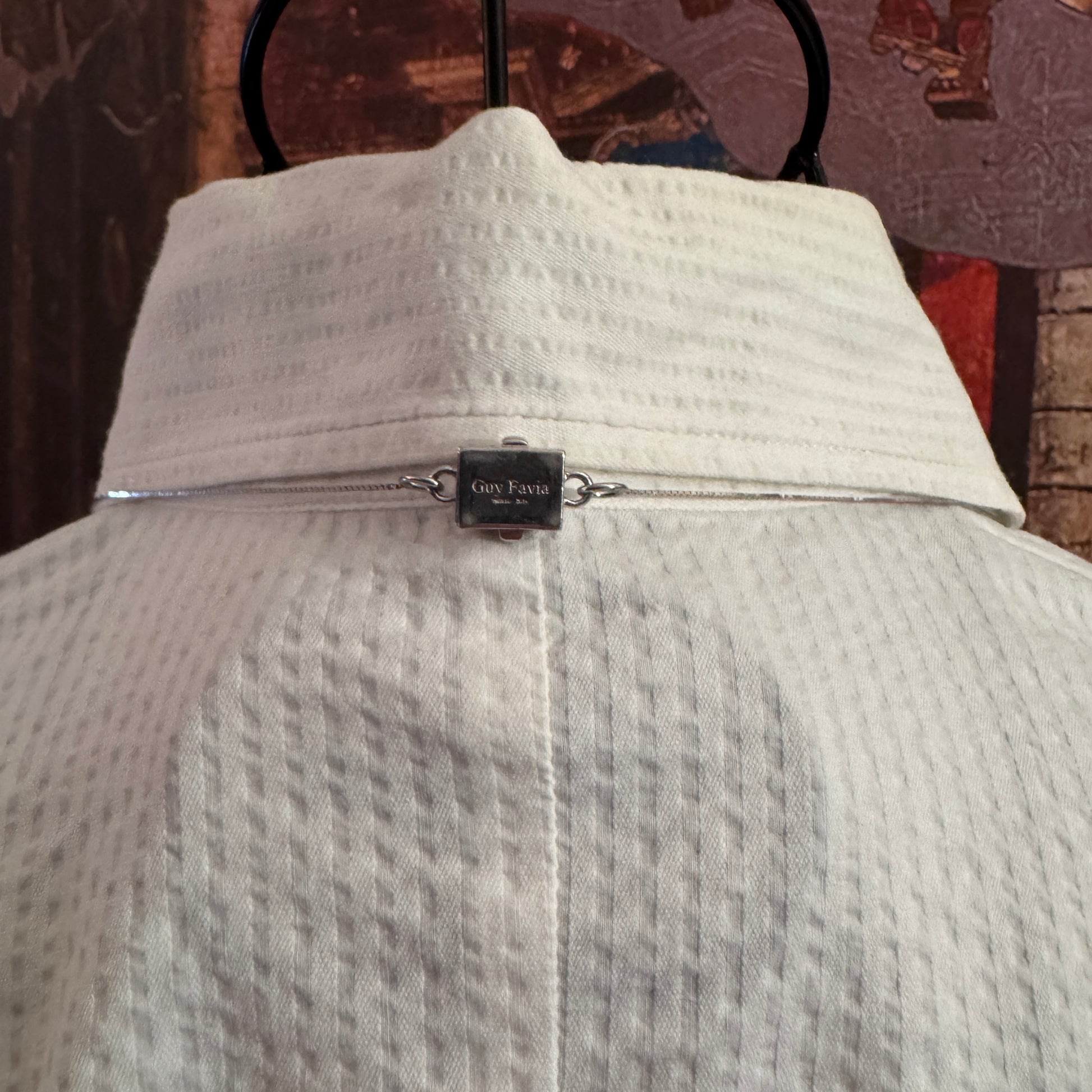 Scatto chiusura lingotto Collana Guy Favia (A0006) Made in Italy, talismano antistress e di radicamento profondo.