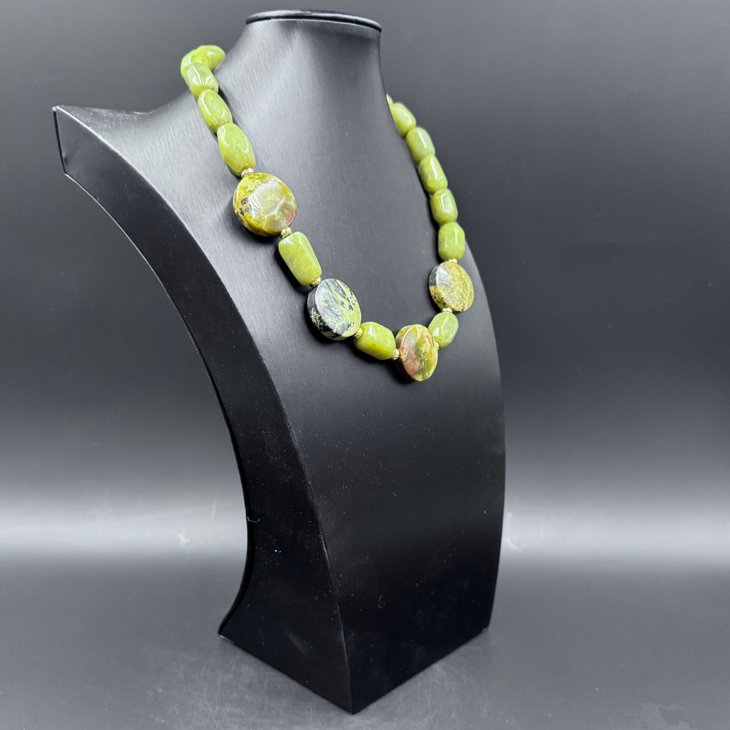 Collana Guy Favia in turchese giallo e agata