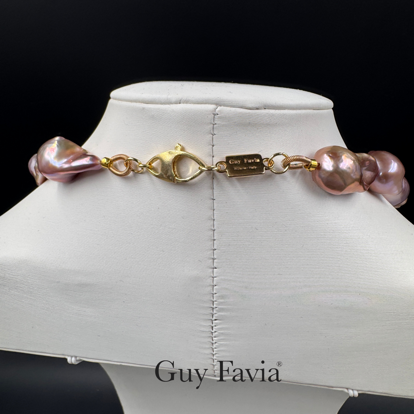 Dettaglio collana chiusura collana Guy Favia 