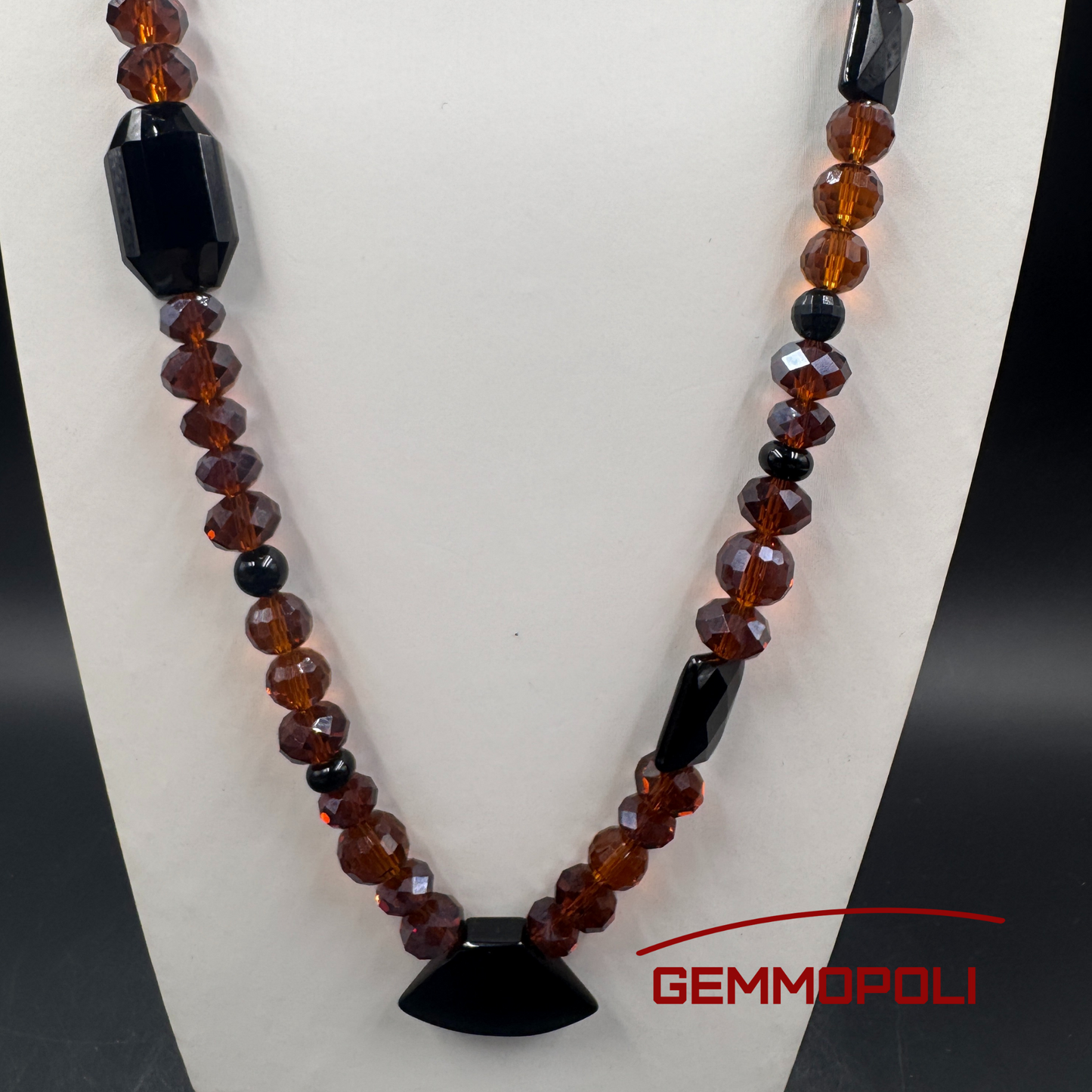 Collana Gemmopoli GA0003 con cristalli e pietre dure naturali