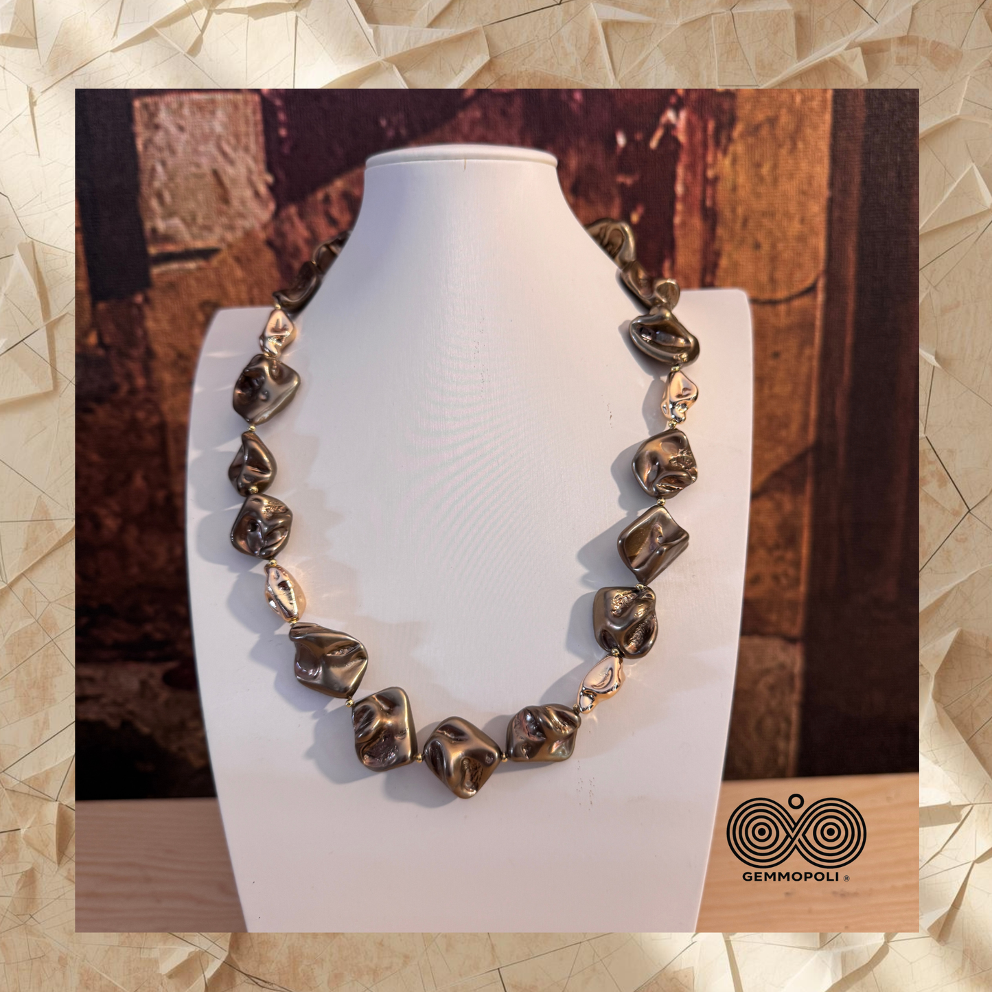Collana Elegance Gemmopoli in Madreperla Ricostruita GA0020 
