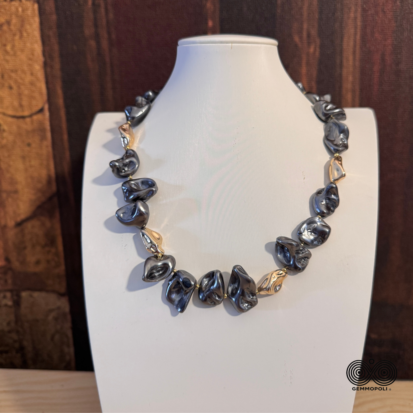 Collana Elegance Gemmopoli in Madreperla Ricostruita GA0022 