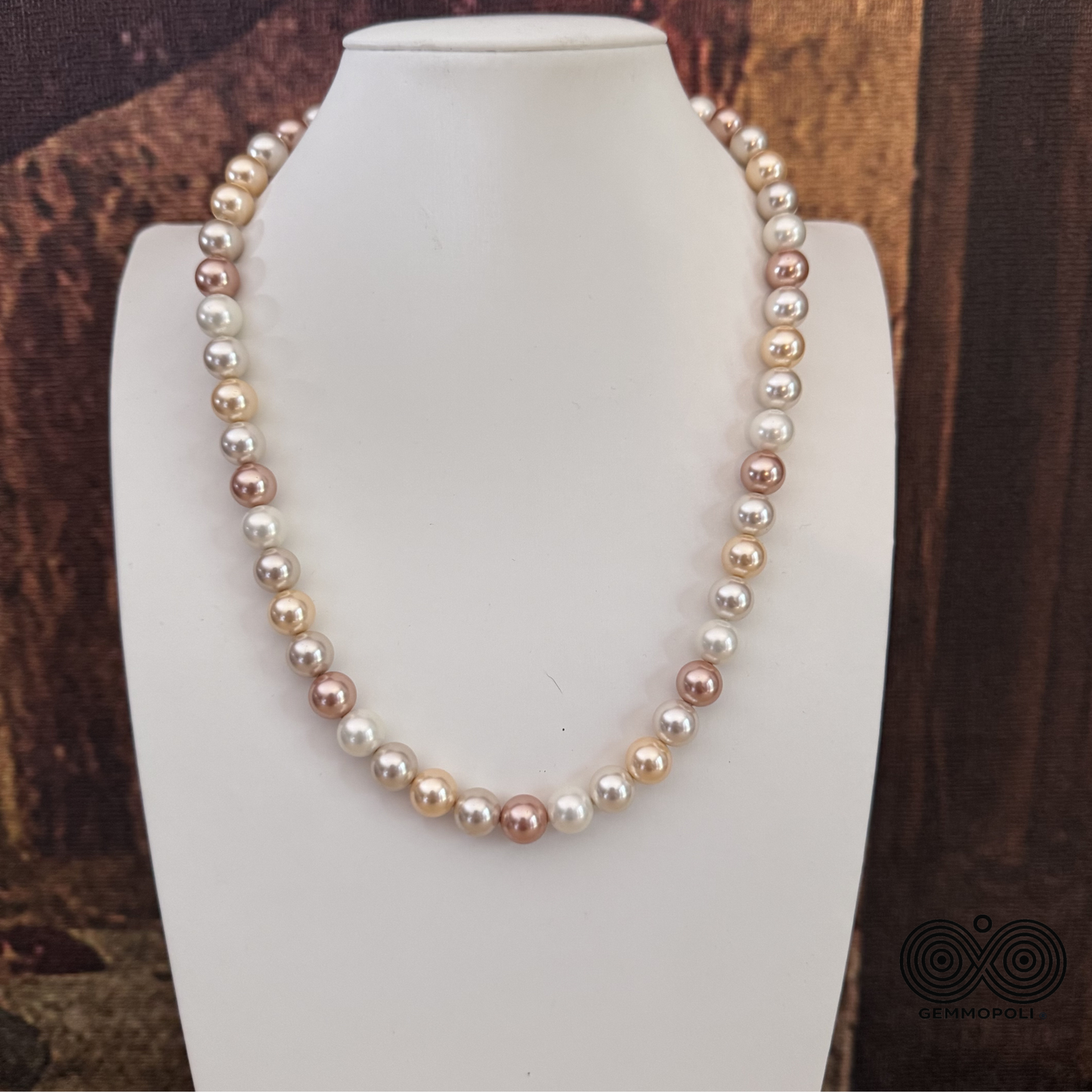 Collana Perle Elegance Multicolor 10mm - Madreperla GA0034