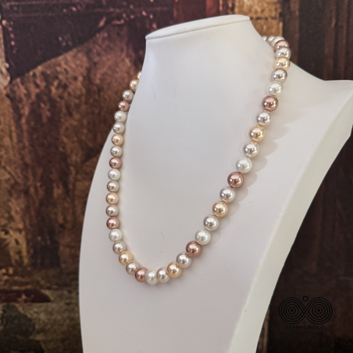 Collana Perle Elegance Multicolor 10mm - Madreperla GA0034