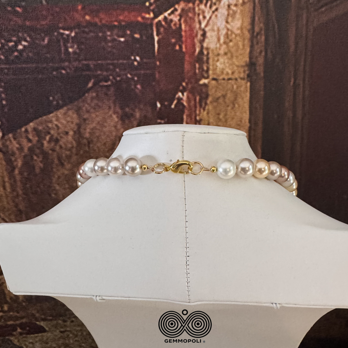 Collana Perle Elegance Multicolor 10mm - Madreperla GA0034