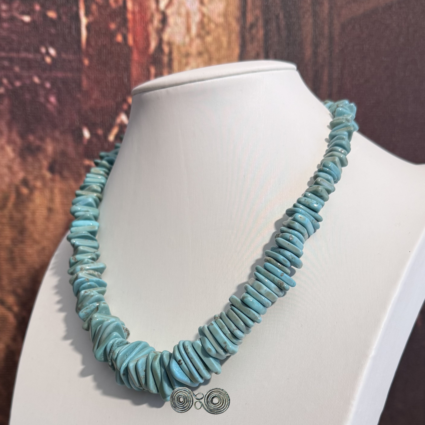collana pietre naturali verde acqua elegante donna 