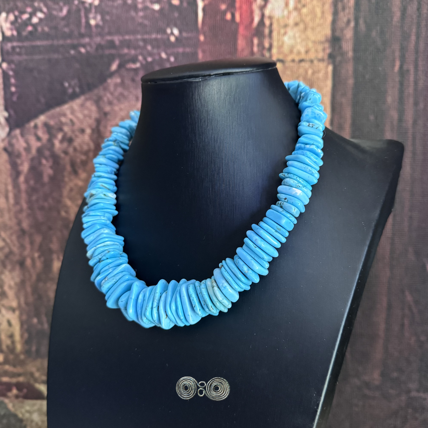 collana howlite colorata turchese design moderno 