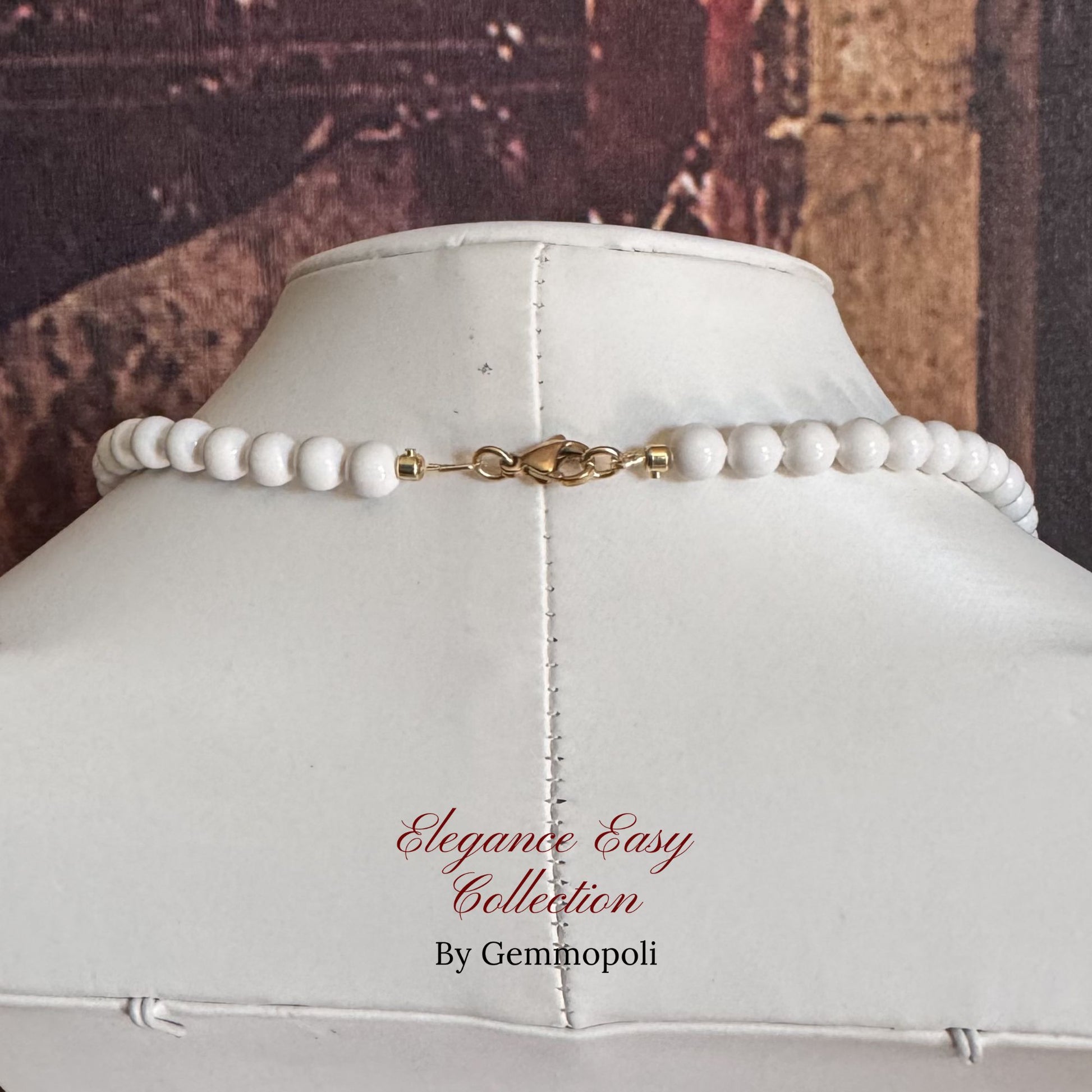 Chiusura acciaio oro collana GA0052