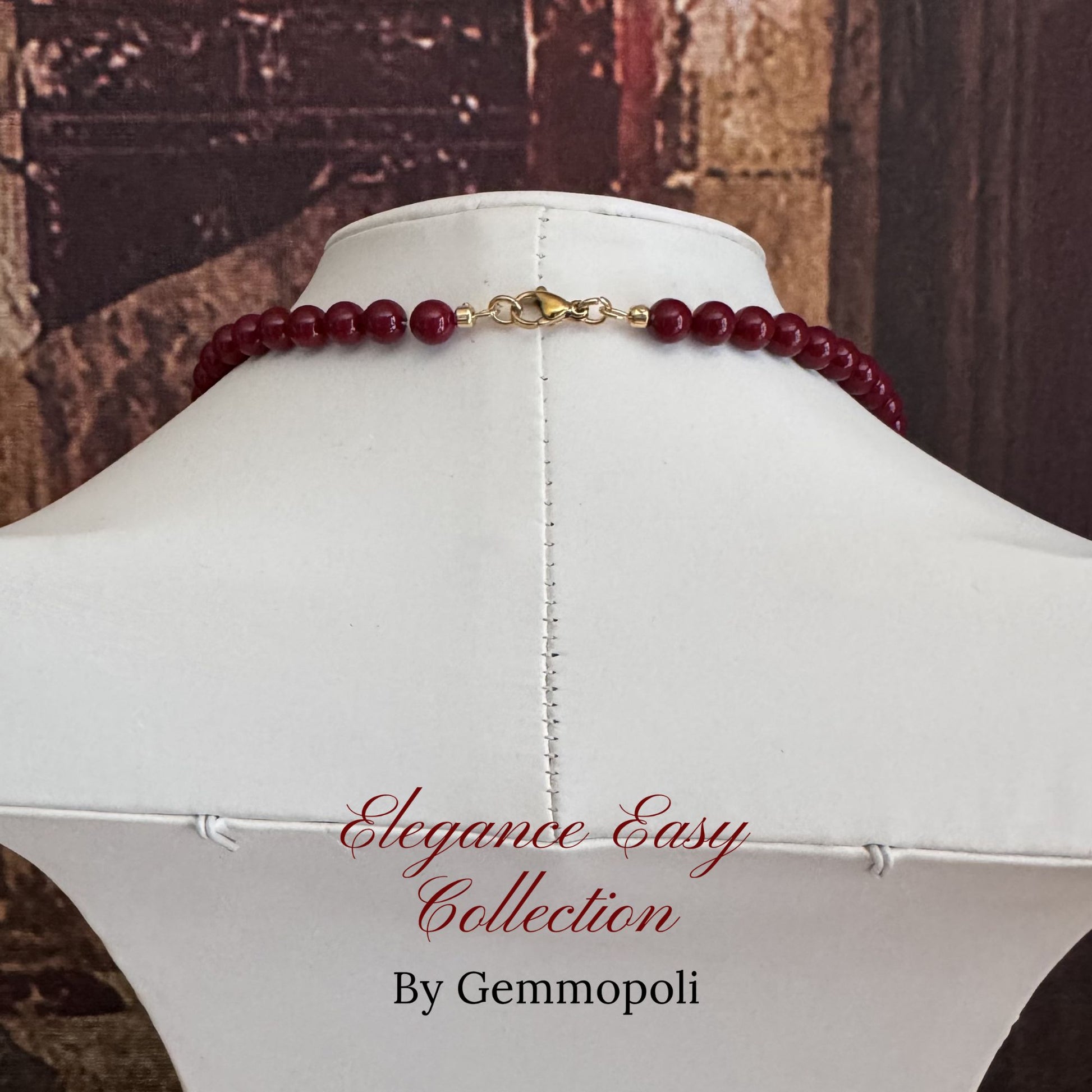 Chiusura collanana GA0054 Gemmopoli in acciaio oro