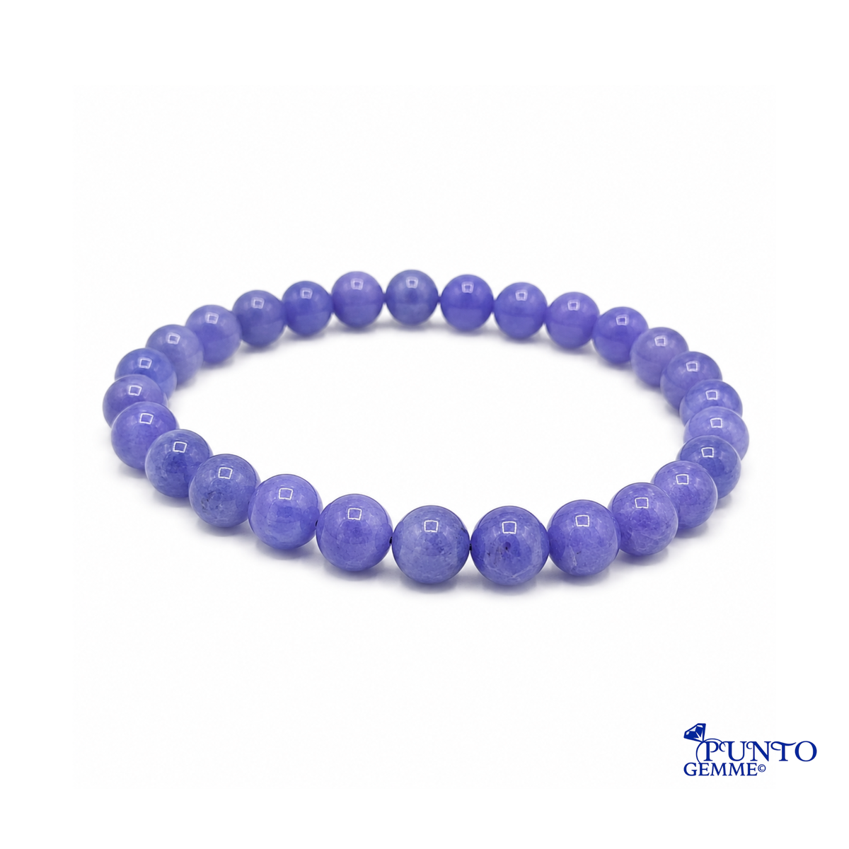 Sfere tonde lisce 6 mm Tanzanite naturale certificata Punto Gemme MA0006