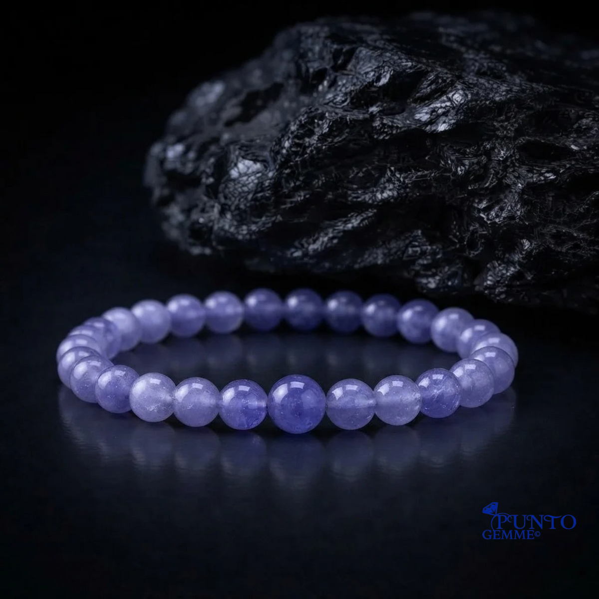 Foto prodotto bracciale Tanzanite AAA certificato Punto Gemme MA0006