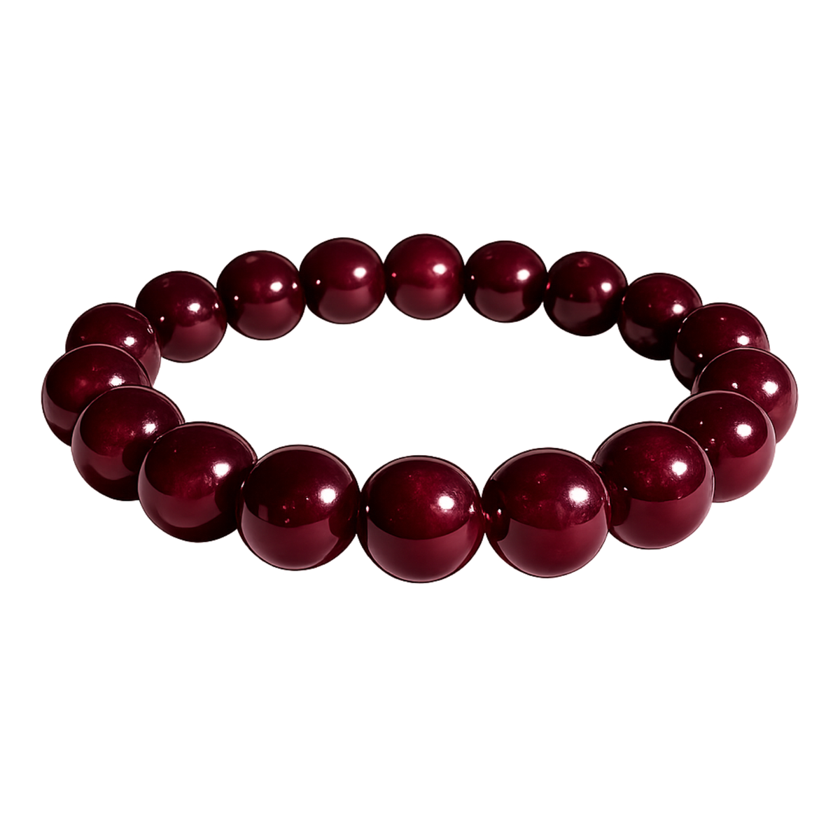 Bracciale Rubino AAA certificato Punto Gemme MA0008 con pietre tonde lisce