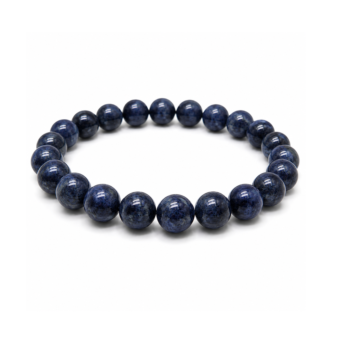 Bracciale Zaffiro naturale Burma 8 mm certificato Punto Gemme MA0037