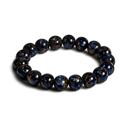 Bracciale Pietersite Namibia AAA naturale 11,5 mm certificato 