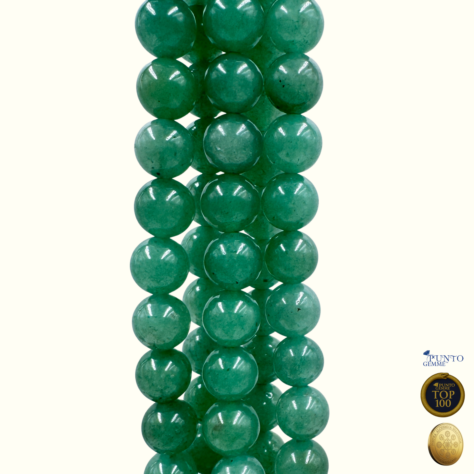 Ingrandimento dell'uniformità delle perle tonde lisce da 8mm (PE0500-08).