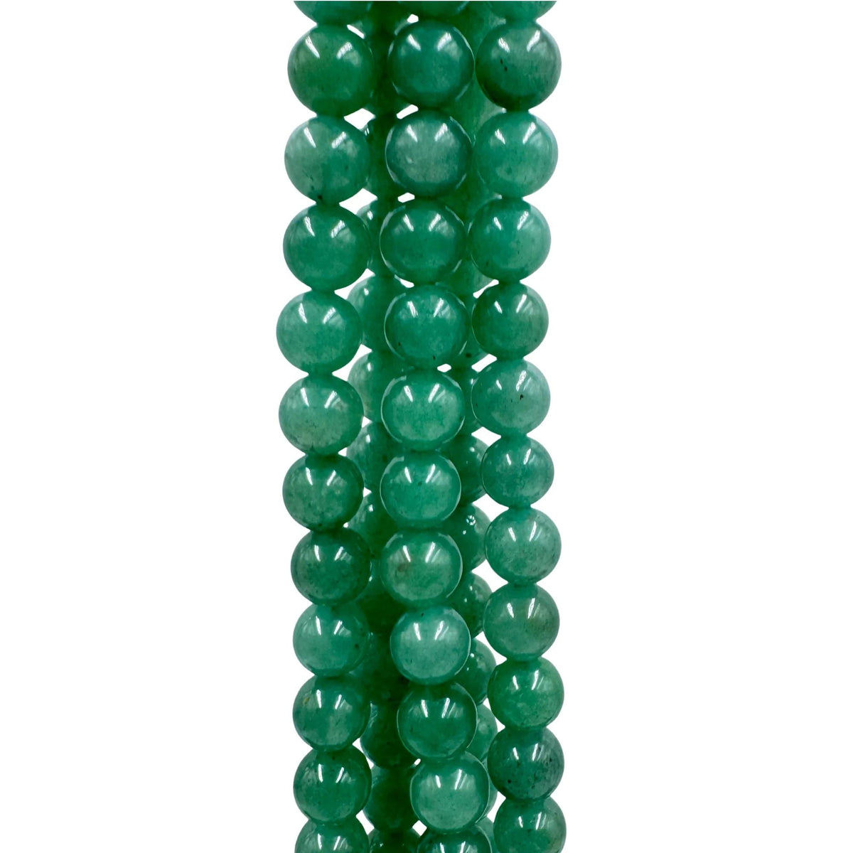 Filo Avventurina Verde Pietra Naturale Tonda 8 mm Punto Gemme PE0500-08 - PE0500 - foto 3
