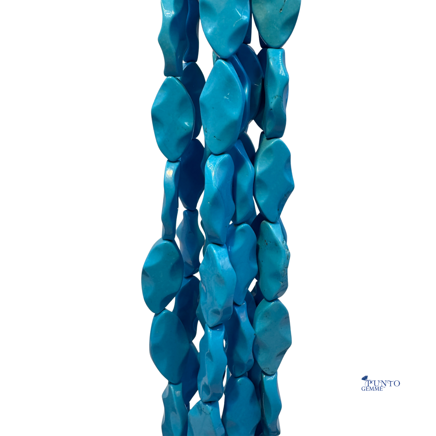 Turchese stabilizzato ovale ritorto PE0529