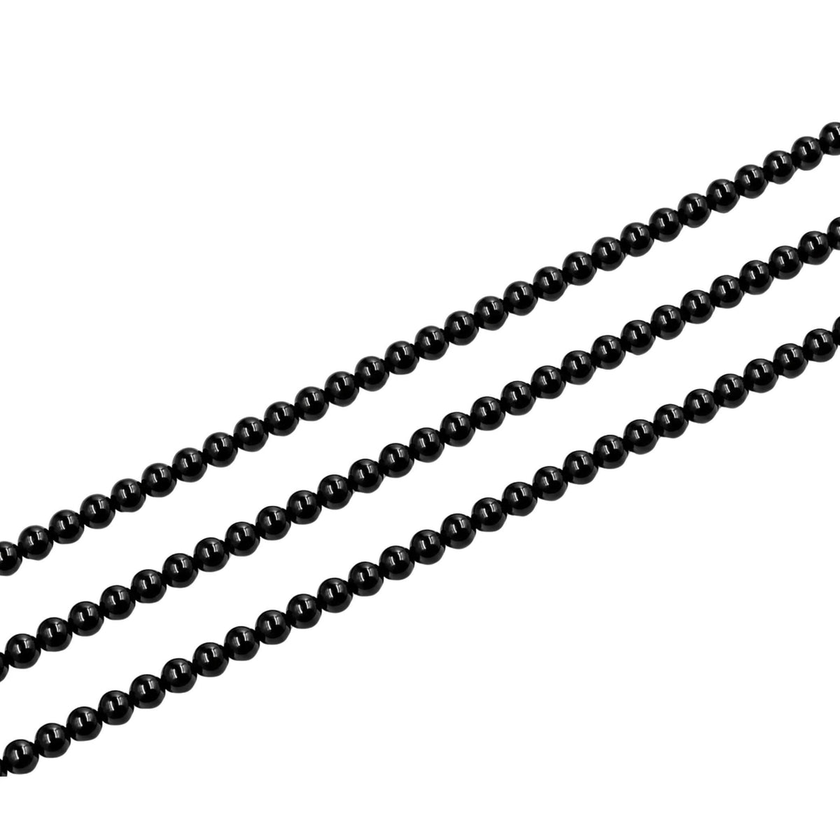 PE0600 Filo Agata Nera Lotto Certificato4 6 8 10 12 mm - PE0600 - foto 6
