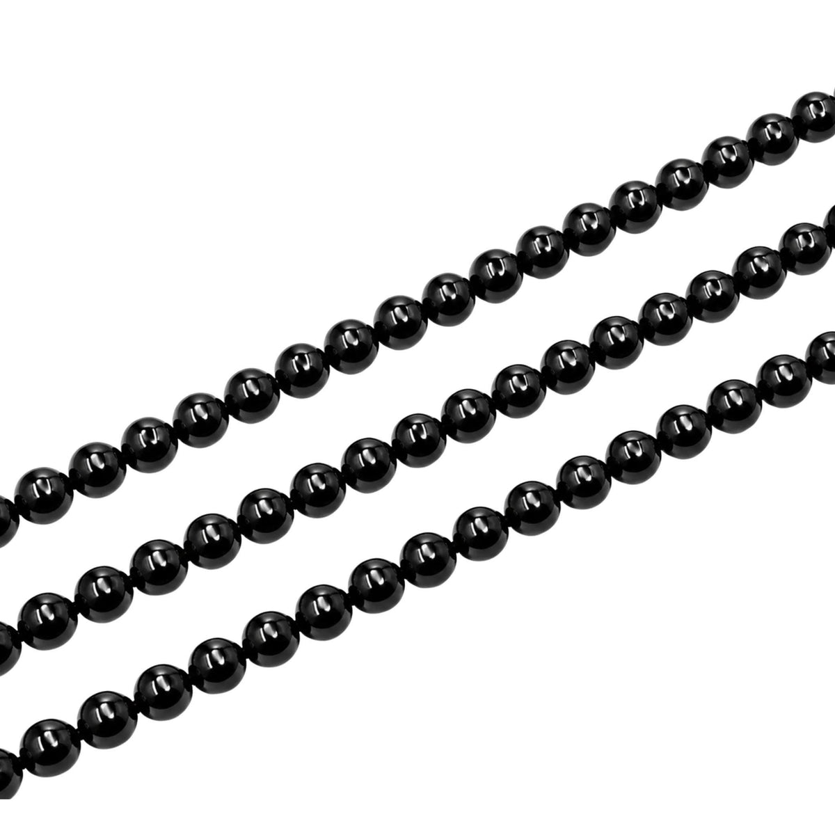 PE0600 Filo Agata Nera Lotto Certificato4 6 8 10 12 mm - PE0600 - foto 7
