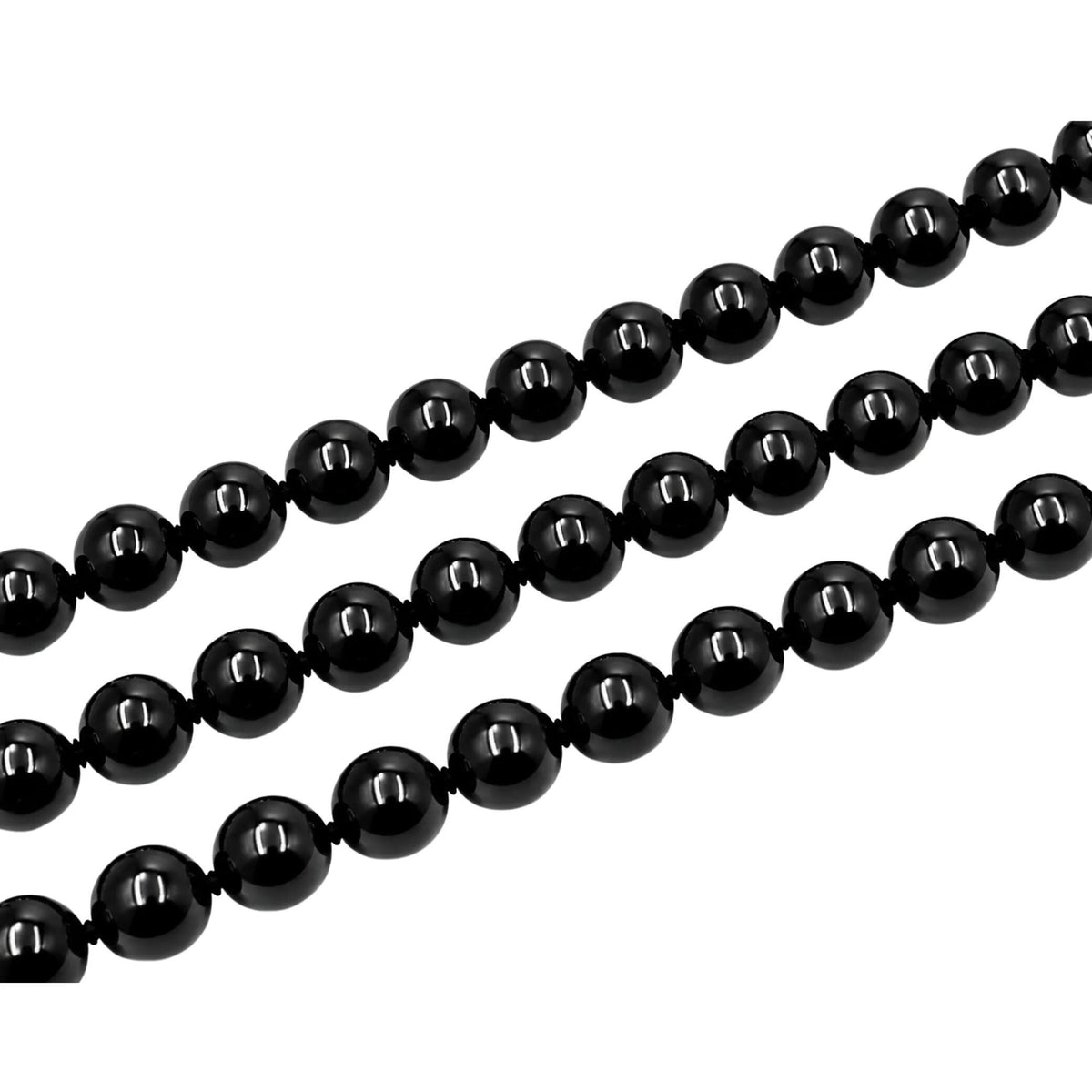 PE0600 Filo Agata Nera Lotto Certificato4 6 8 10 12 mm - PE0600 - foto 8
