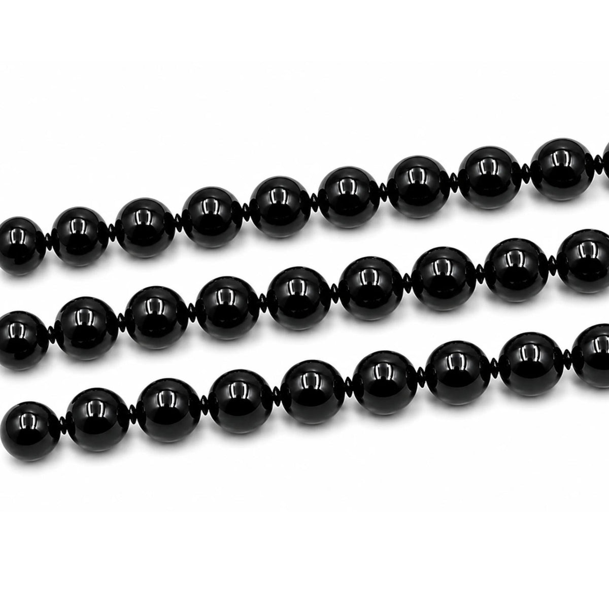 PE0600 Filo Agata Nera Lotto Certificato4 6 8 10 12 mm - PE0600 - foto 9