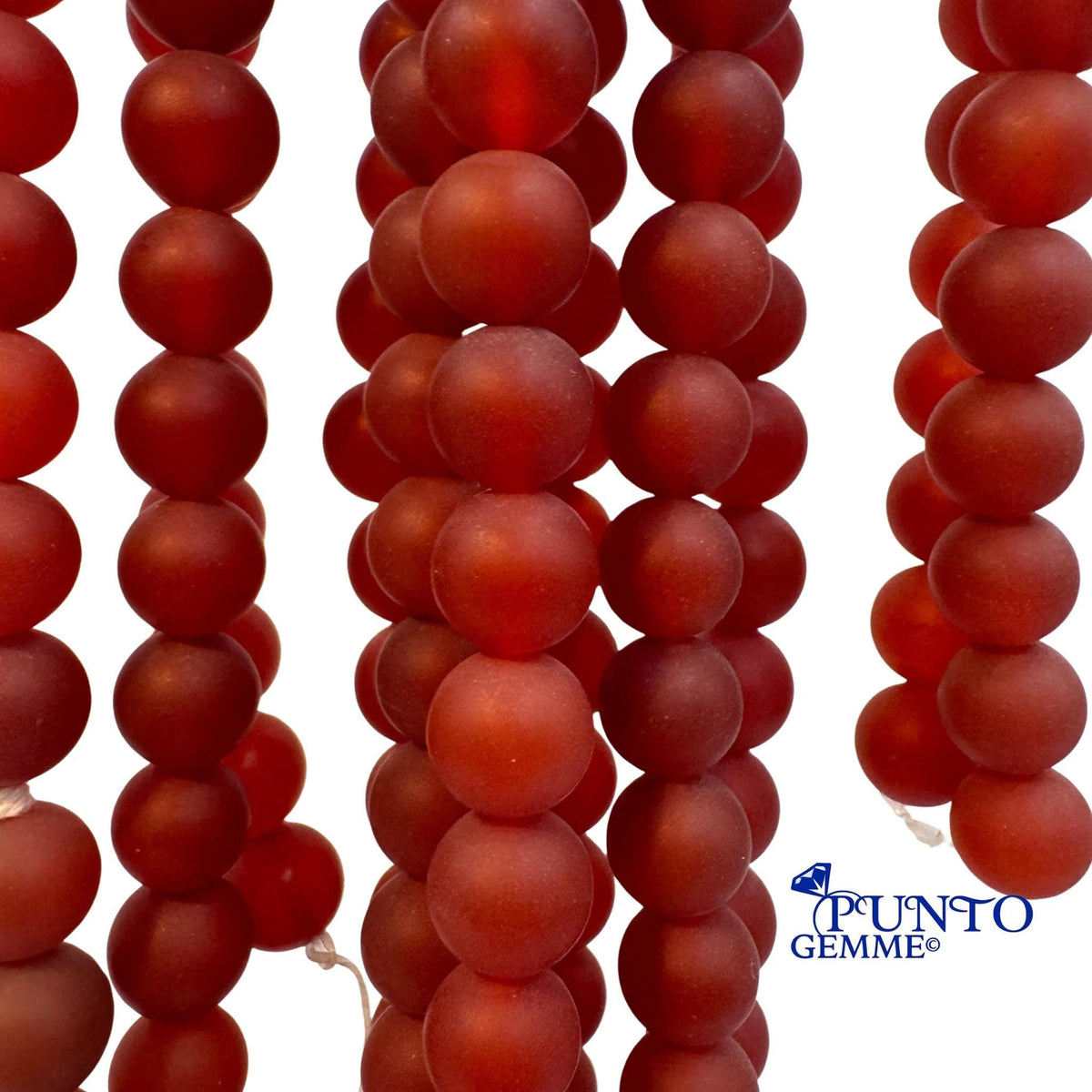 PE0603 Filo Agata Rossa Opaca Naturale Matte 4 6 8 10 12 mm - PE0603 - foto 9