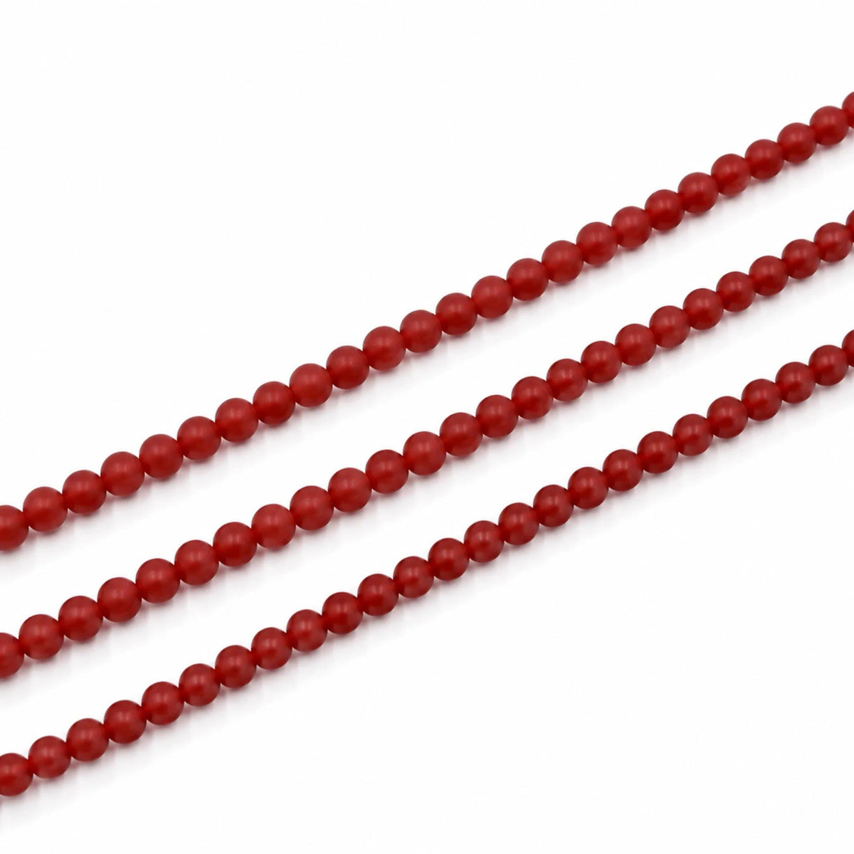 PE0603 Filo Agata Rossa Opaca Naturale Matte 4 6 8 10 12 mm - PE0603 - foto 2