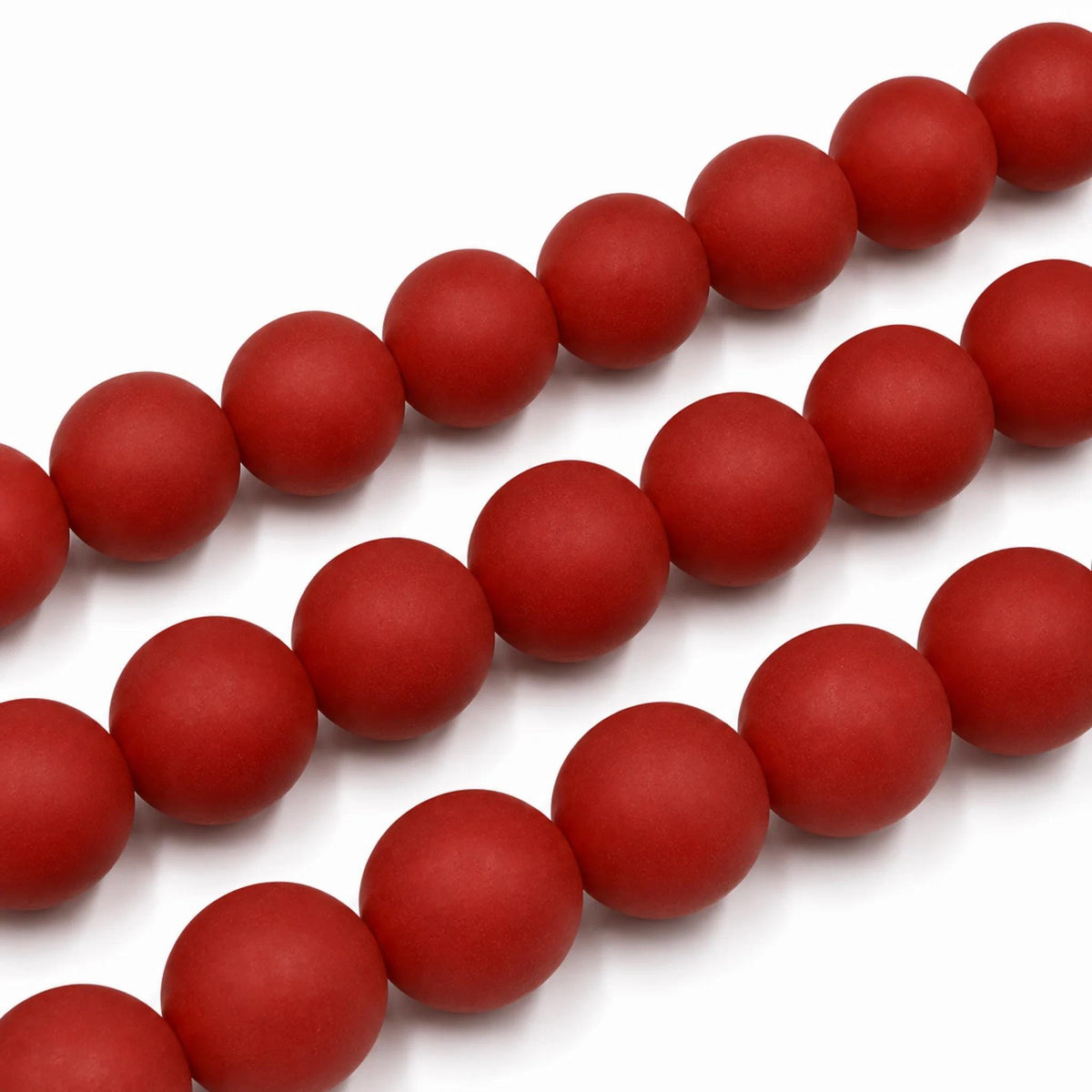 PE0603 Filo Agata Rossa Opaca Naturale Matte 4 6 8 10 12 mm - PE0603 - foto 6