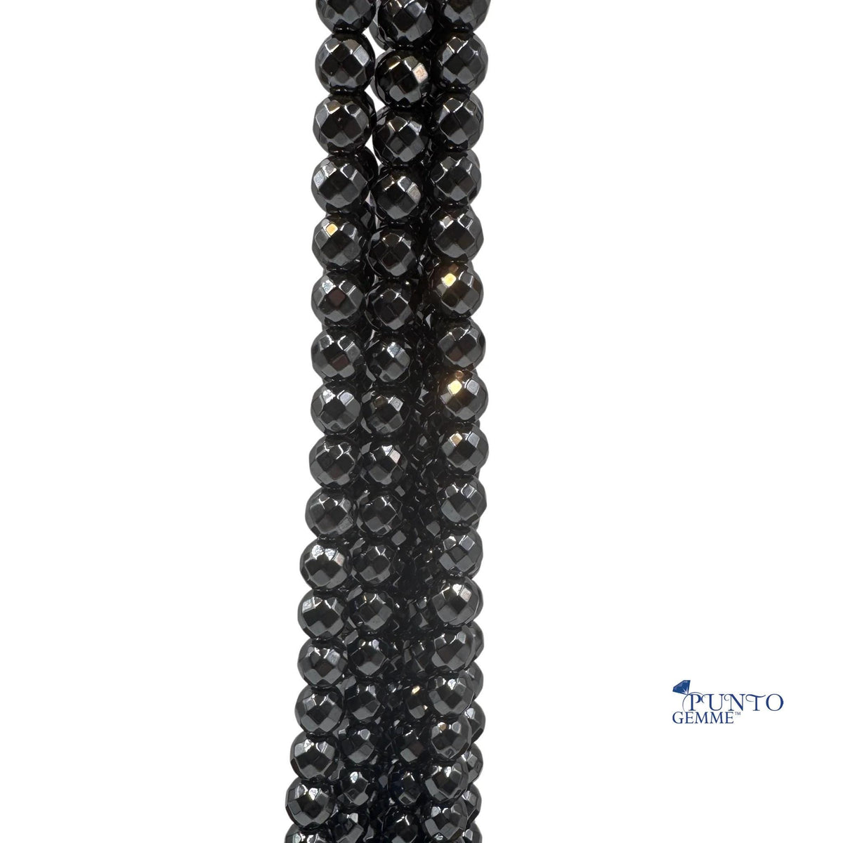 PE0700 Filo Onice Nero Naturale Sfaccettato 8 10 mm - PE0700 - foto 4
