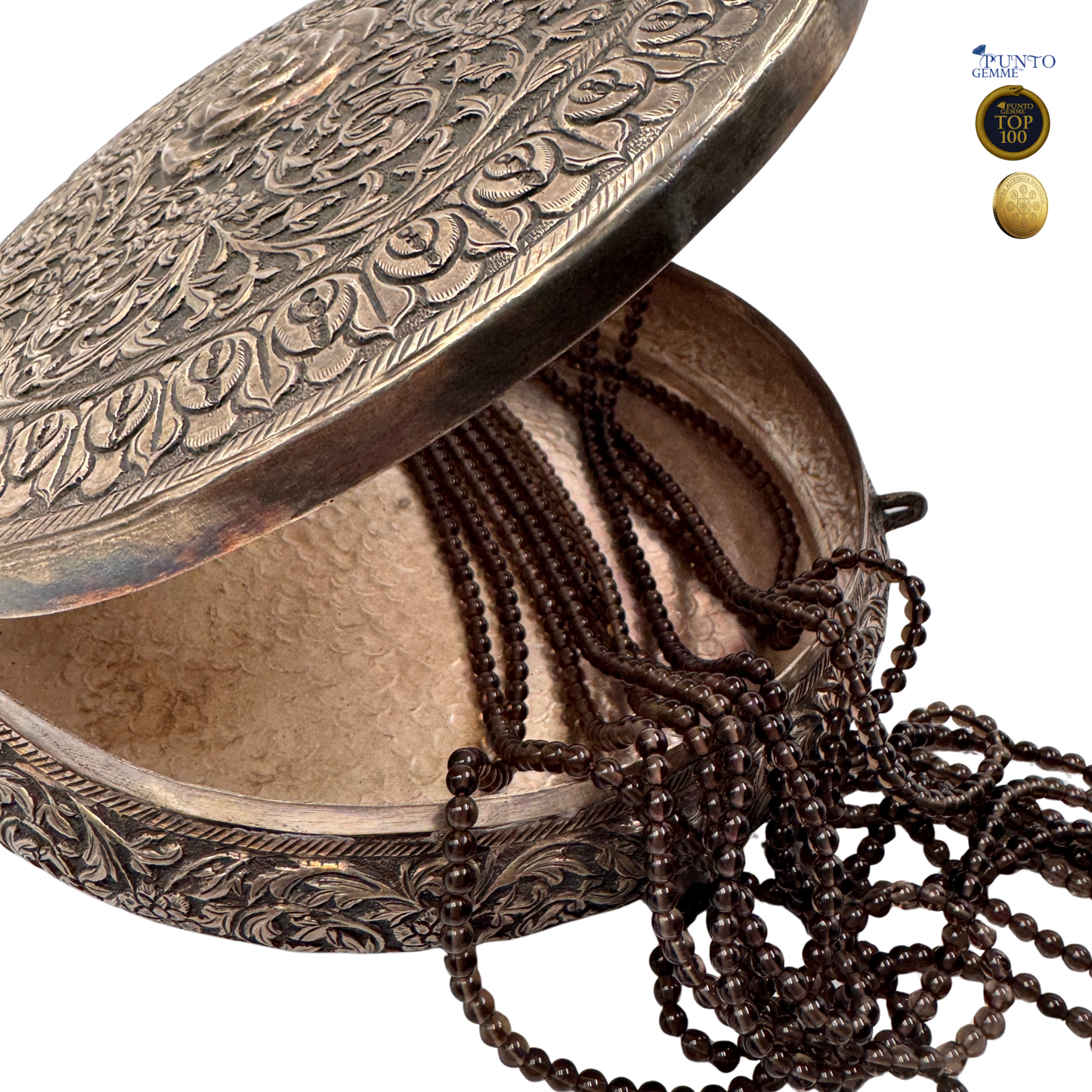 Quarzo Fumè naturale da 4 mm, Top 100, colore perfetto. Ideale per gioielli sottili di protezione e ancoraggio.