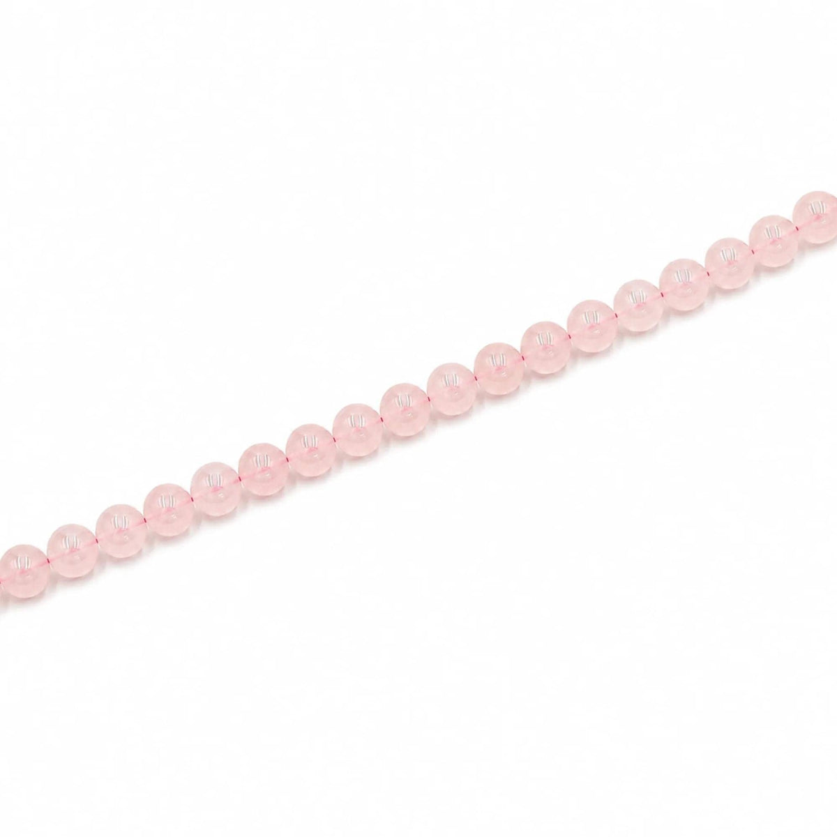 Filo Quarzo Rosa Pietra Naturale 6 mm Tondo Punto Gemme PE0790-06 - PE0790 - foto 4