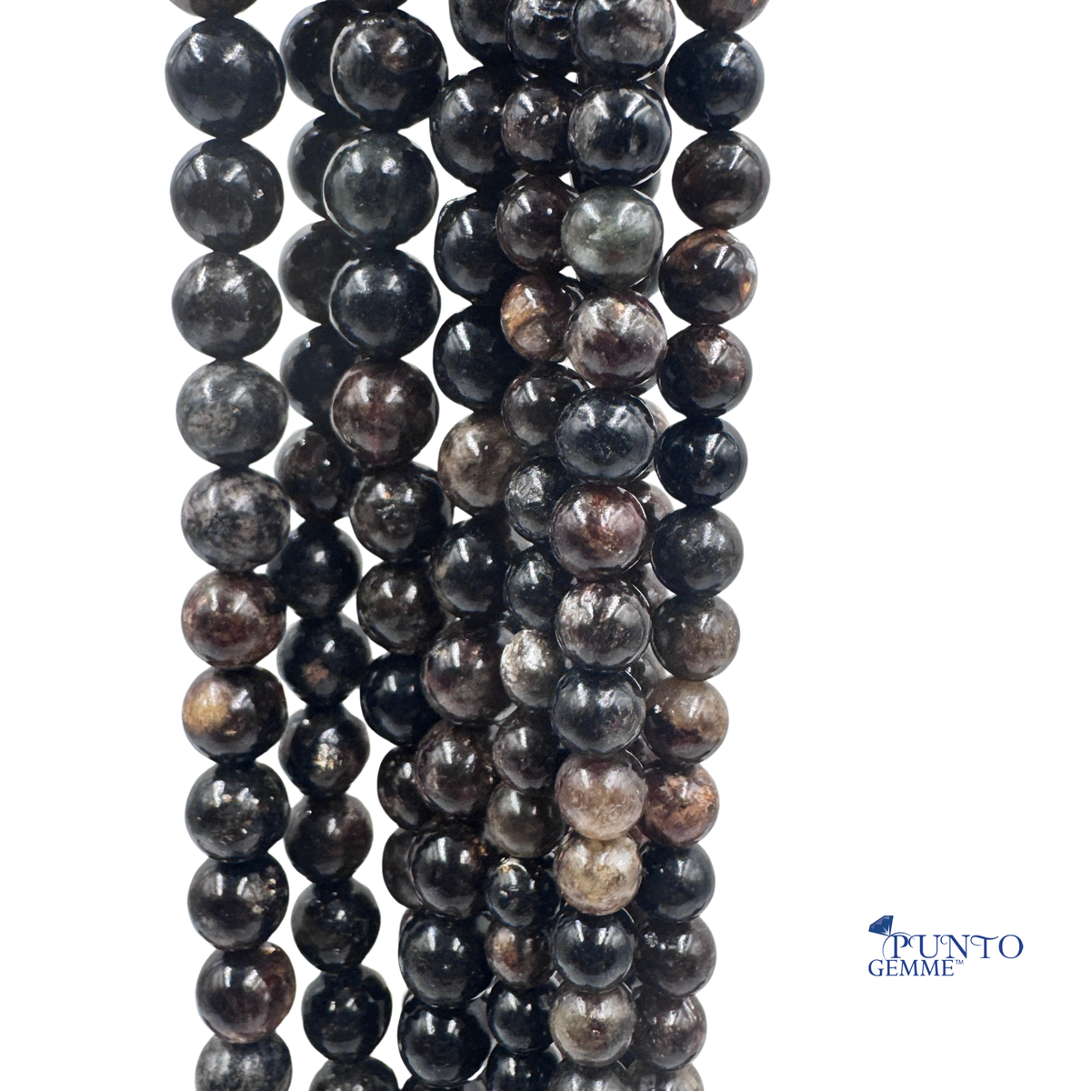 Dettaglio Biotite naturale Mica Nera Punto Gemme
