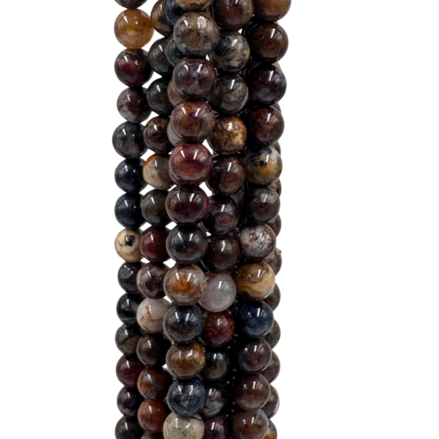 Pietersite Naturale Tonda Liscia 8 mm – Top100 – Pietra Aurea • PE0857-08