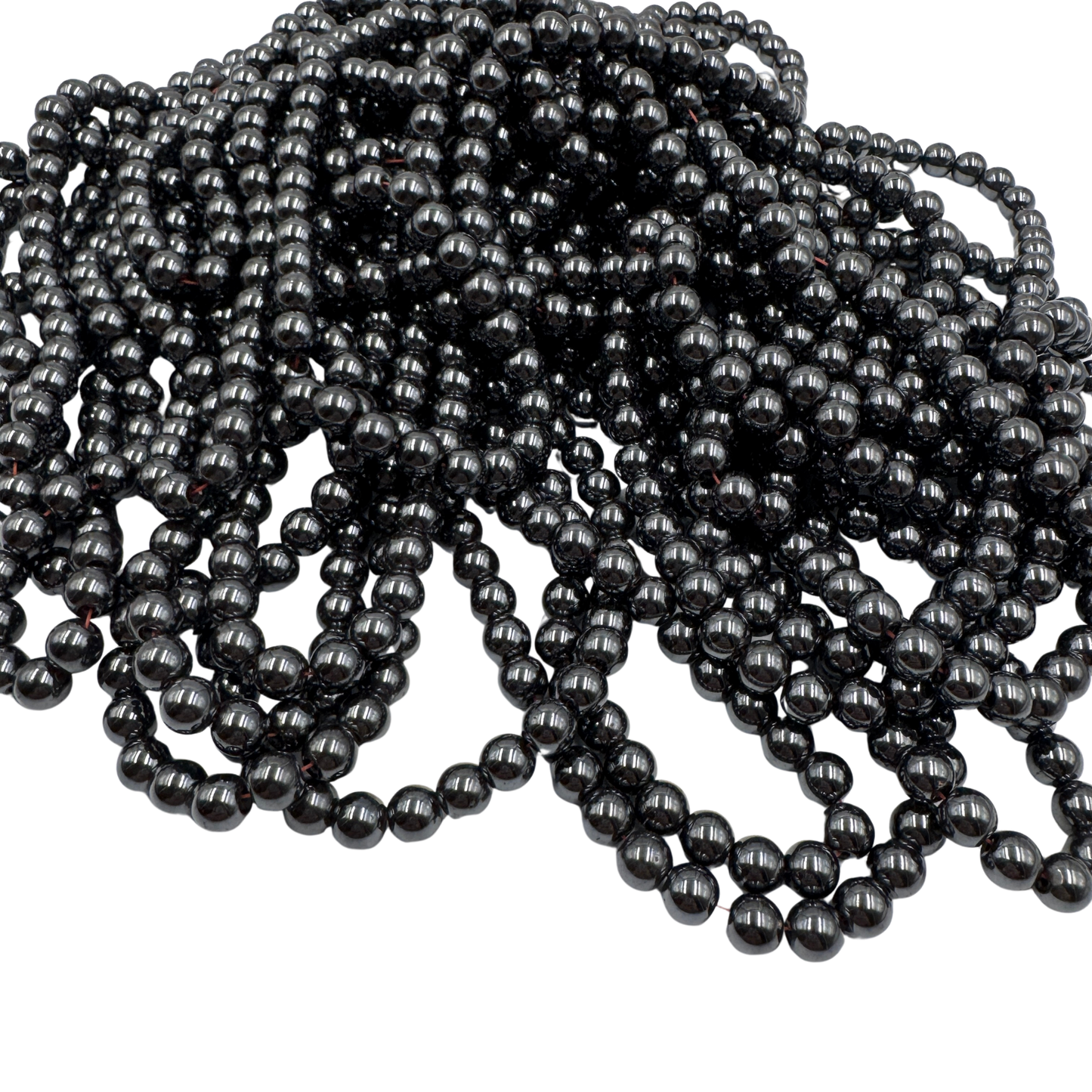 Insieme di fili di Ematite nera Punto Gemme PE1000