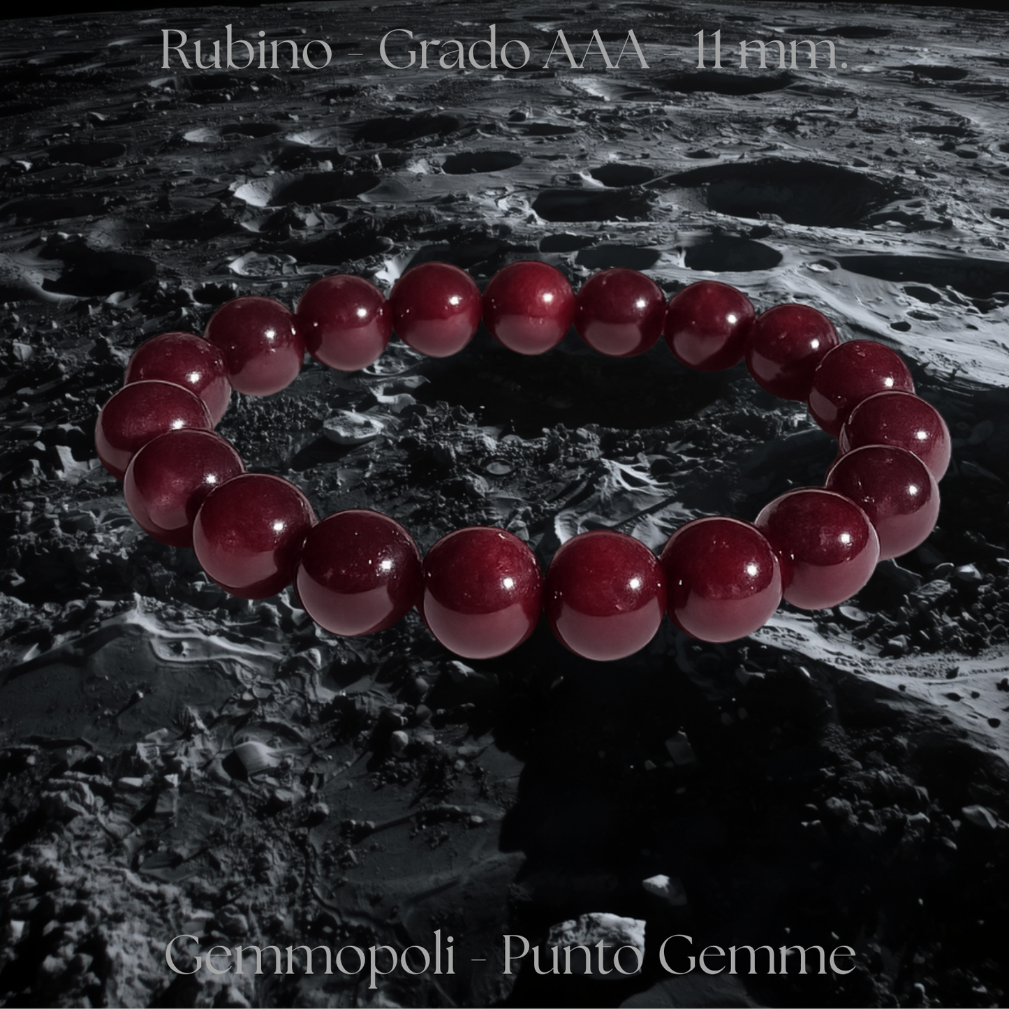 Bracciale rubino PE6008 sfondo scuro