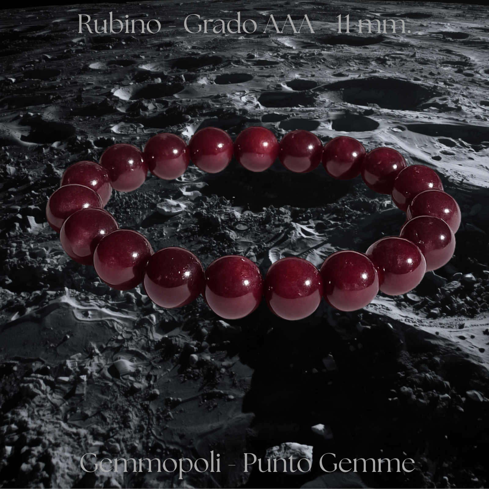 Bracciale rubino PE6008 sfondo scuro