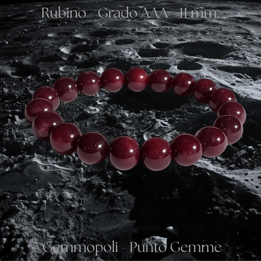 Bracciale rubino PE6008 sfondo scuro